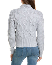 525 America Oversized Cable Funnel Neck Pullover