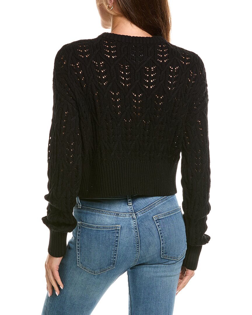 525 America 525 America Cropped Cable Cardigan
