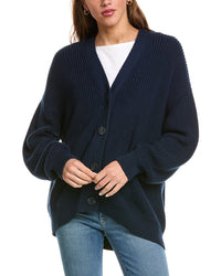 525 America Structured Stripe Cardigan