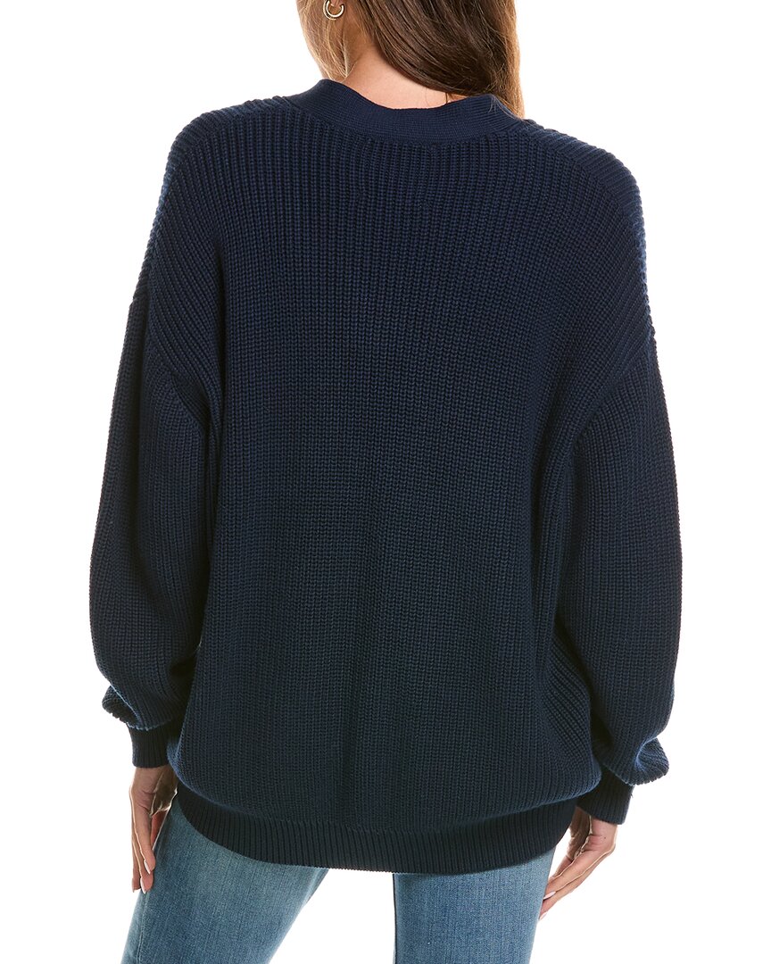 525 America Structured Stripe Cardigan