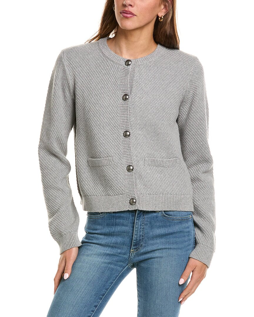 525 America Crewneck Textured Sweater Jacket