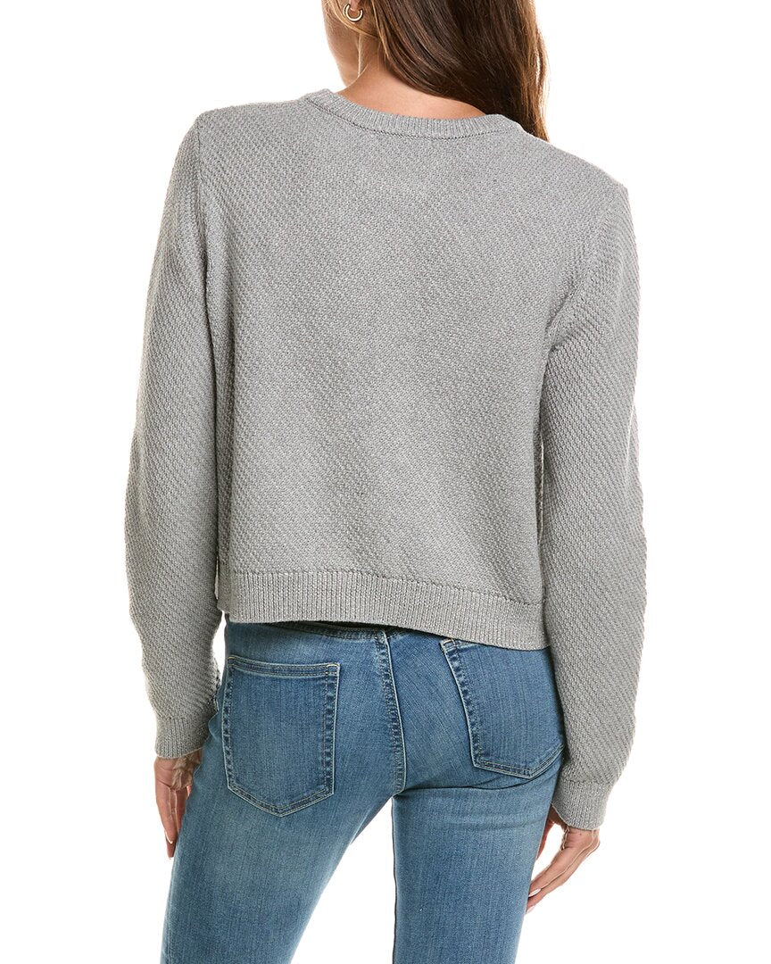 525 America Crewneck Textured Sweater Jacket