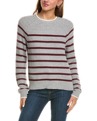 525 America Crewneck Textured Stripe Pullover