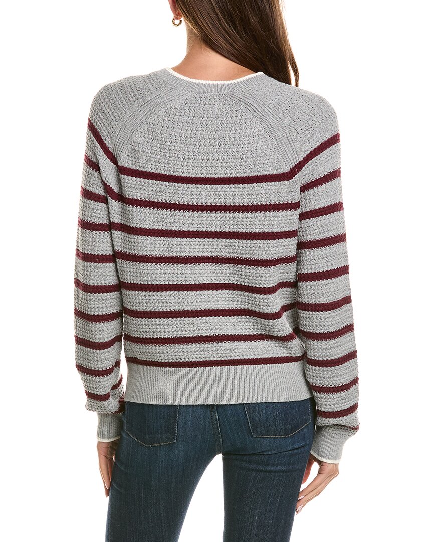 525 America Crewneck Textured Stripe Pullover