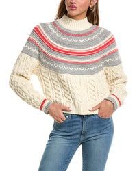 525 America Cable Wool-Blend Pullover