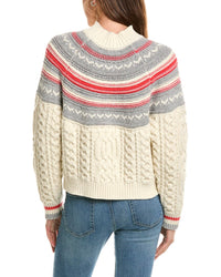 525 America Cable Wool-Blend Pullover