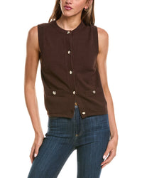 525 America 525 America Chanel Style Vest Sweater