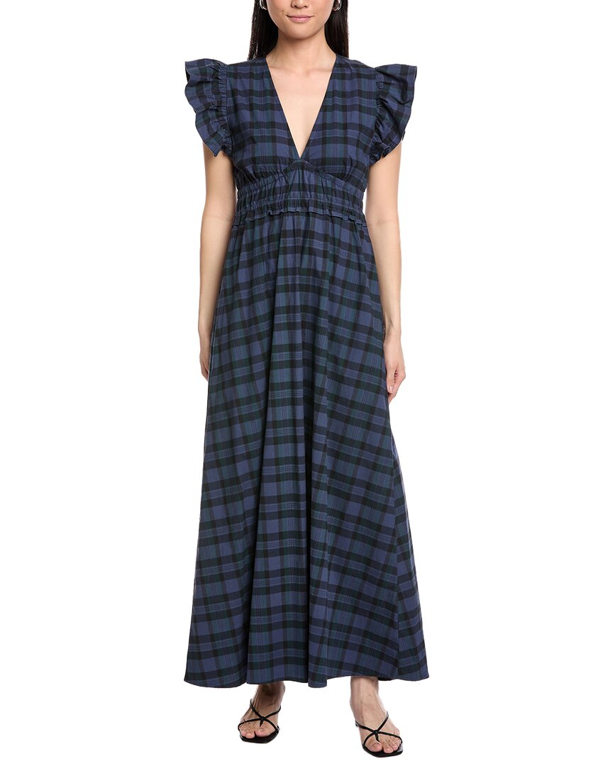 Sail to Sable Sail To Sable V-Neck Flutter Sleeve Maxi Dress