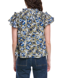 Sail To Sable Flutter Sleeve Top
