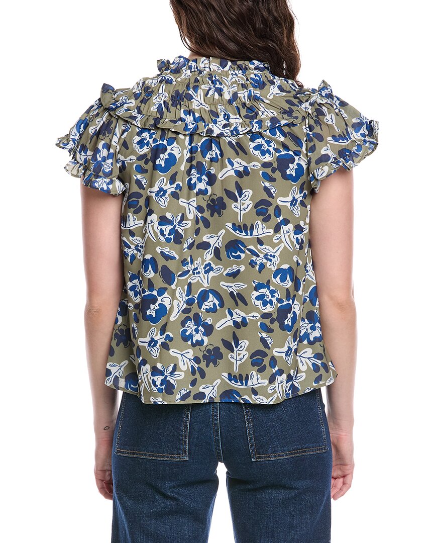 Sail To Sable Flutter Sleeve Top