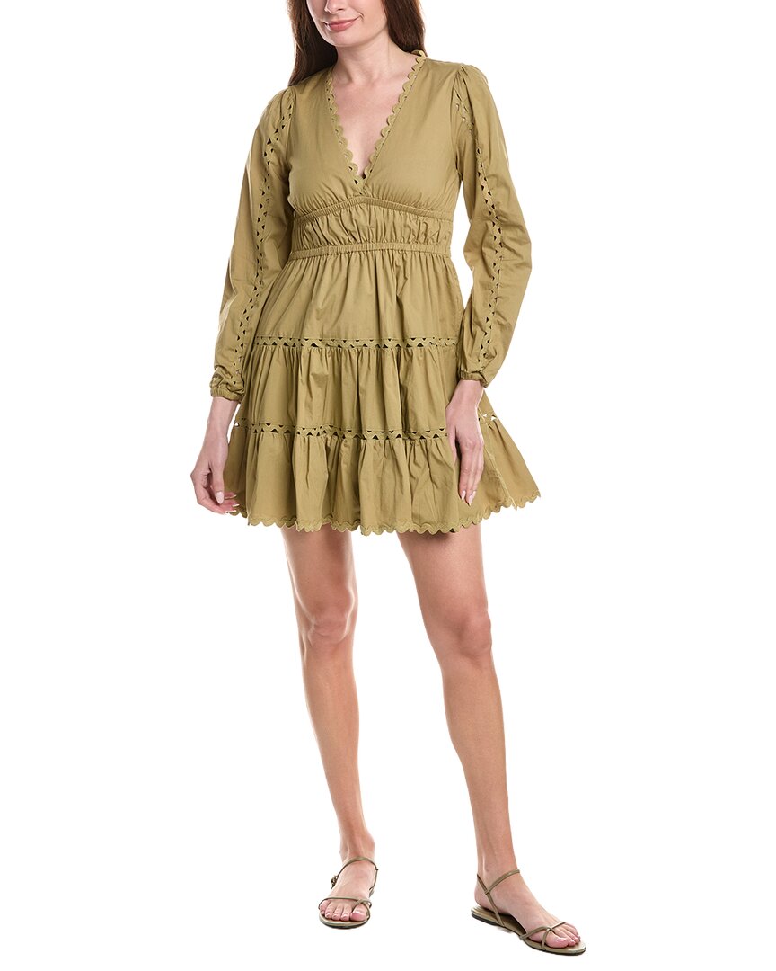 Sail to Sable Sail To Sable V-Neck Cinched Waist Mini Dress