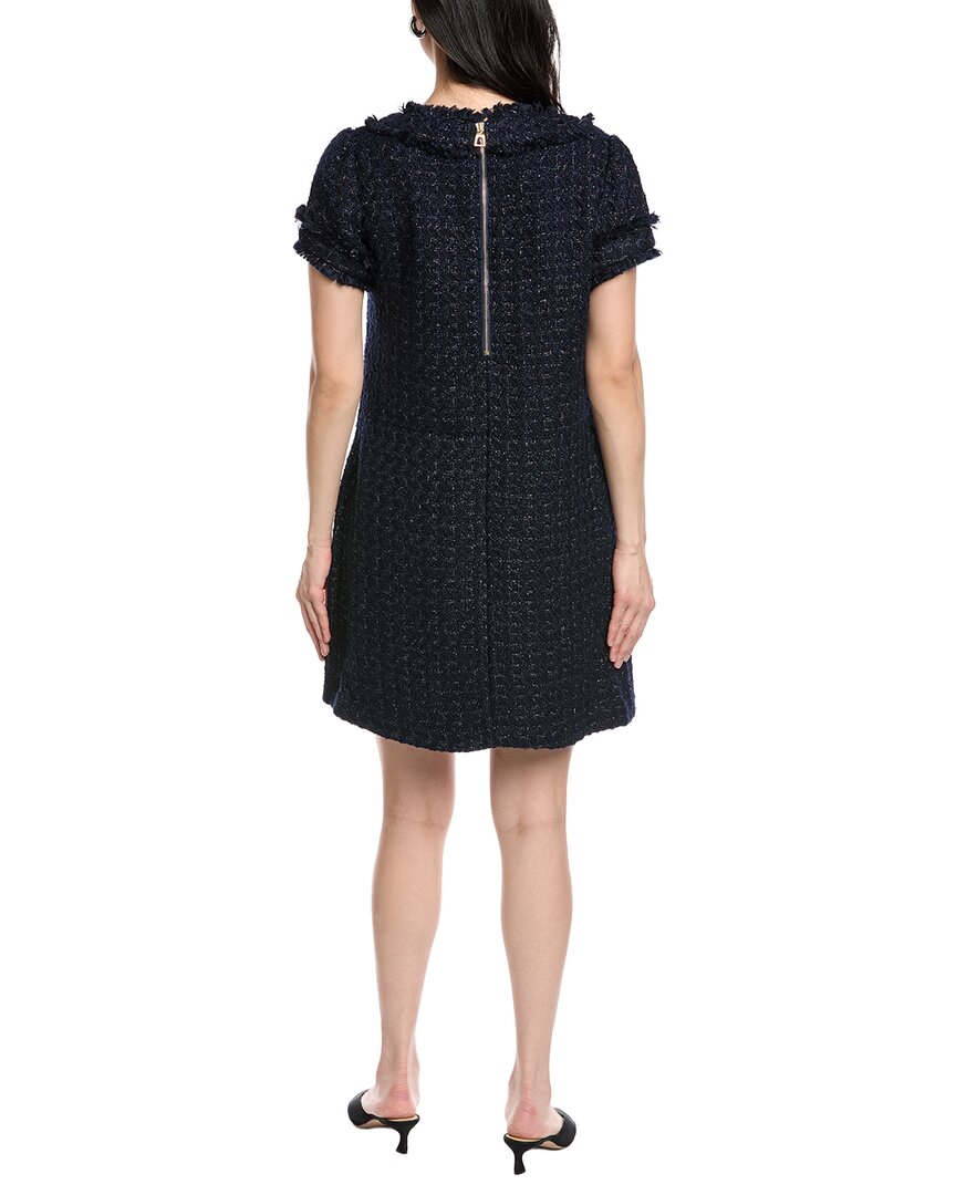 Sail To Sable Shift Wool-Blend Mini Dress