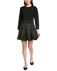 Sail to Sable Sail To Sable Pleated Mini Dress