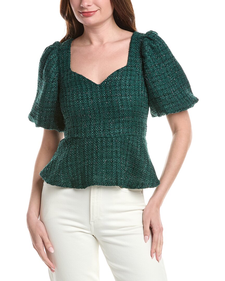 Sail to Sable Sail To Sable Puff Sleeve Peplum Top
