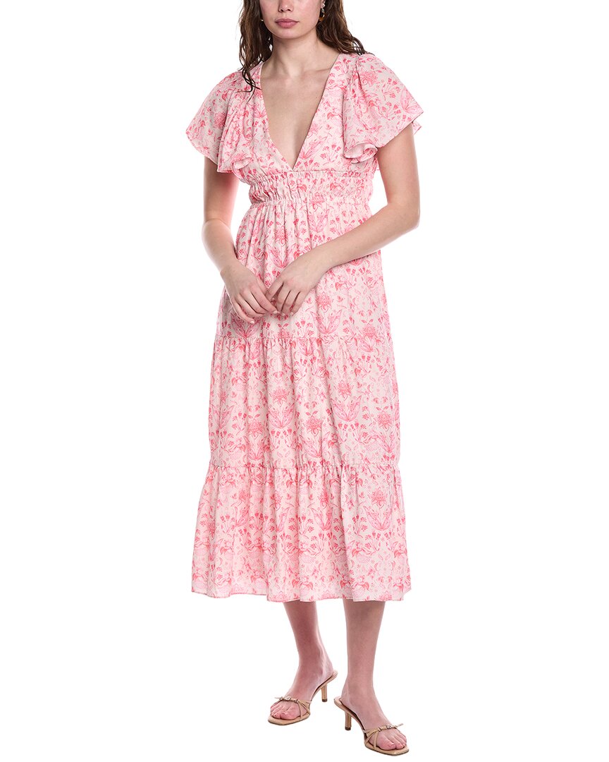Sail To Sable V-Neck Cinched Waist Maxi Dress