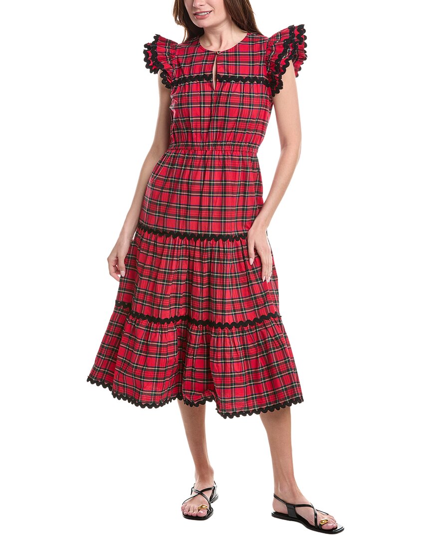 Sail to Sable Sail To Sable Flutter Sleeve Midi Dress