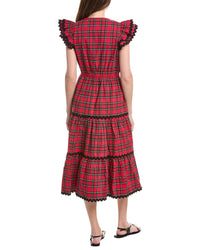 Sail to Sable Sail To Sable Flutter Sleeve Midi Dress