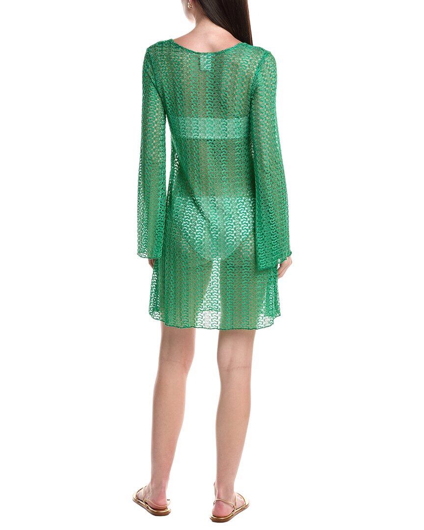 Becca By Rebecca Virtue Golden Crochet Tunic