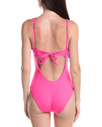 Becca By Rebecca Virtue Frills Plunge One-Piece
