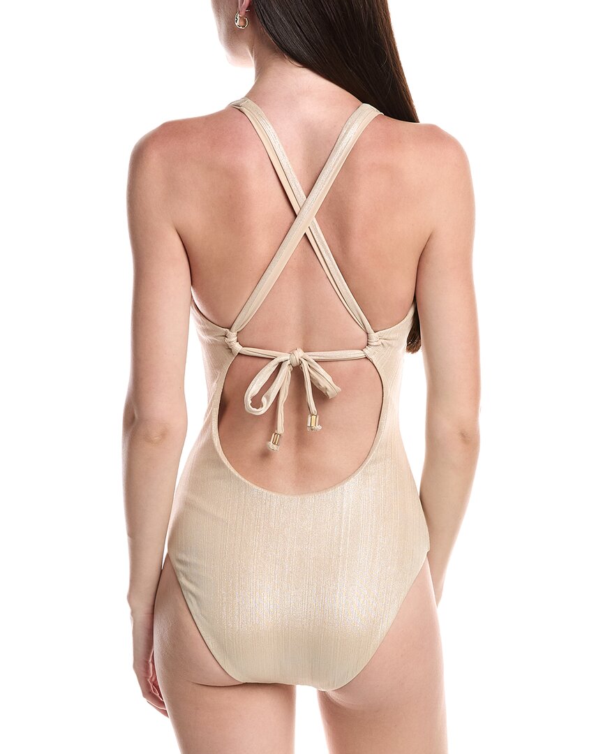 Becca By Rebecca Virtue Origami Knotted One-Piece