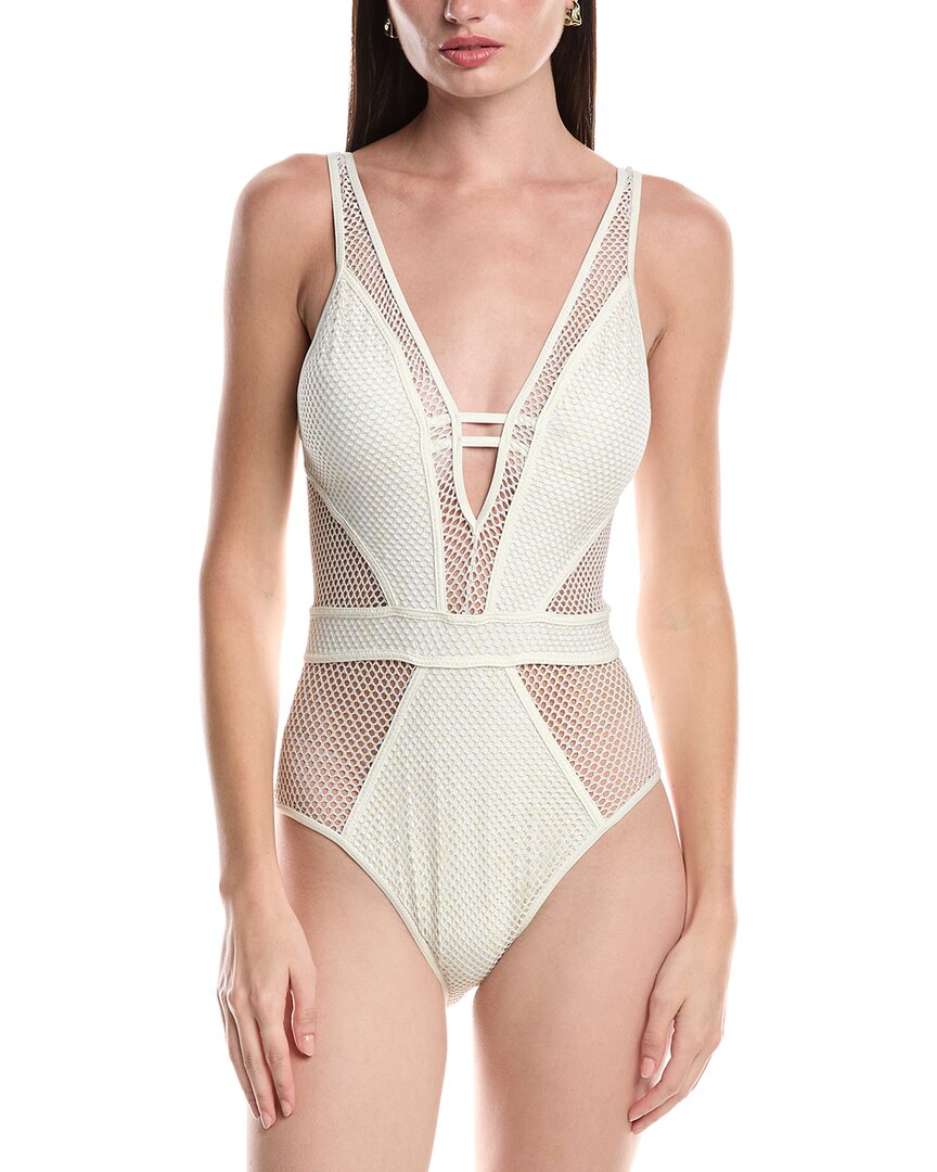 Becca By Rebecca Virtue Network Plunge One-Piece