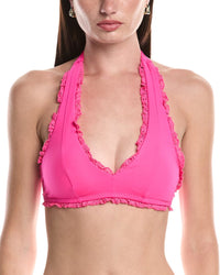 Becca By Rebecca Virtue Frills Halter Top