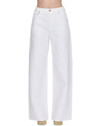 Pistola Tate Paper White Wide Leg Jean