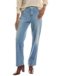 7 For All Mankind 7 For All Mankind Luxweave Straight Denim Print Pant
