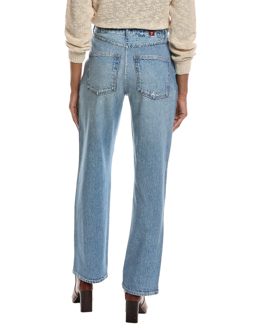 7 For All Mankind 7 For All Mankind Luxweave Straight Denim Print Pant