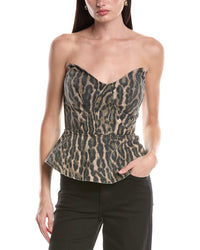 Afrm Merida Princess Peplum Top