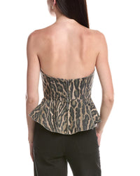 Afrm Merida Princess Peplum Top