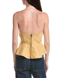 Afrm Merida Princess Peplum Top