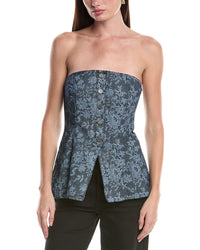Afrm Janie Sailor Bustier Top