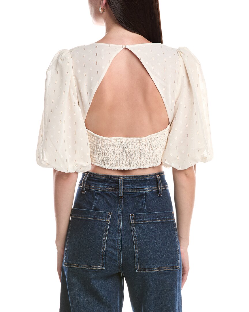 Afrm Emily Ruffle Top