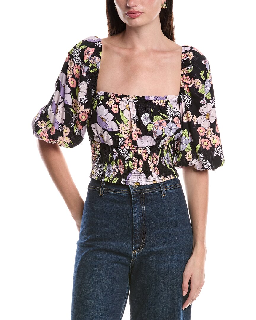 Afrm Waverly Puff Sleeve Top