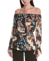 Afrm Gordon Off-The-Shoulder Tunic Top