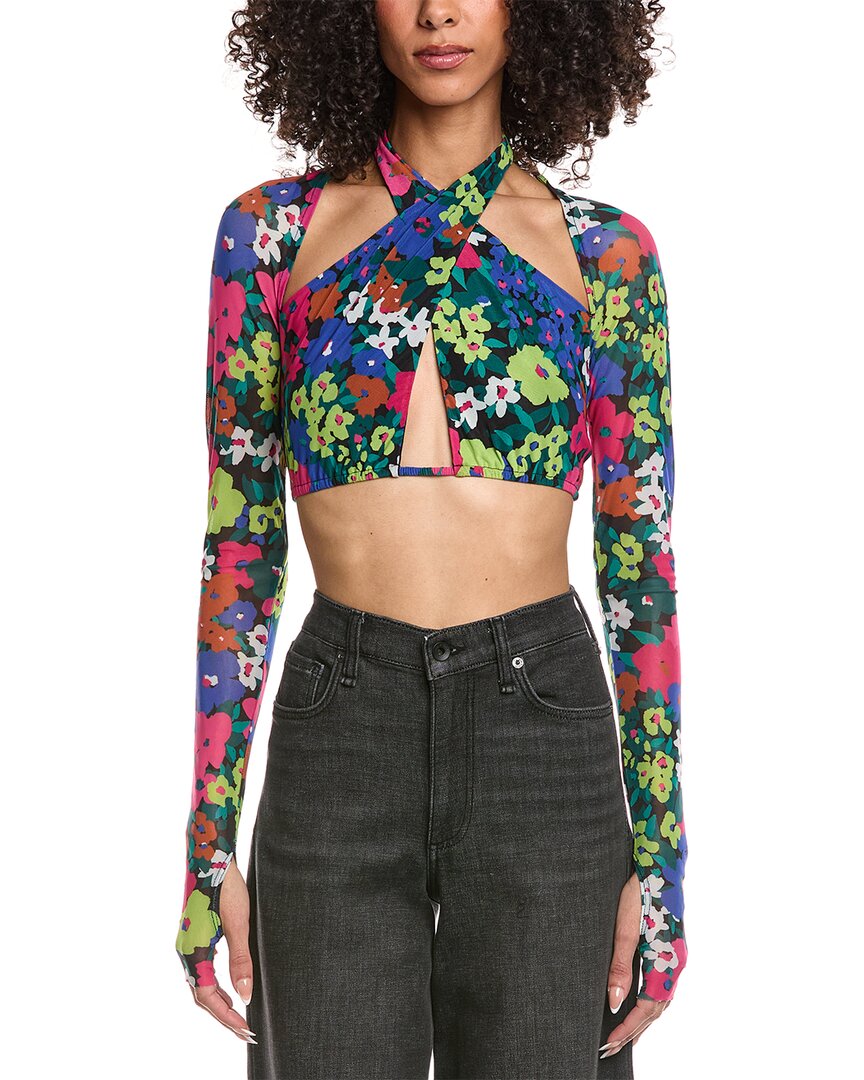 Afrm Eagan Off-The-Shoulder Illusion Top