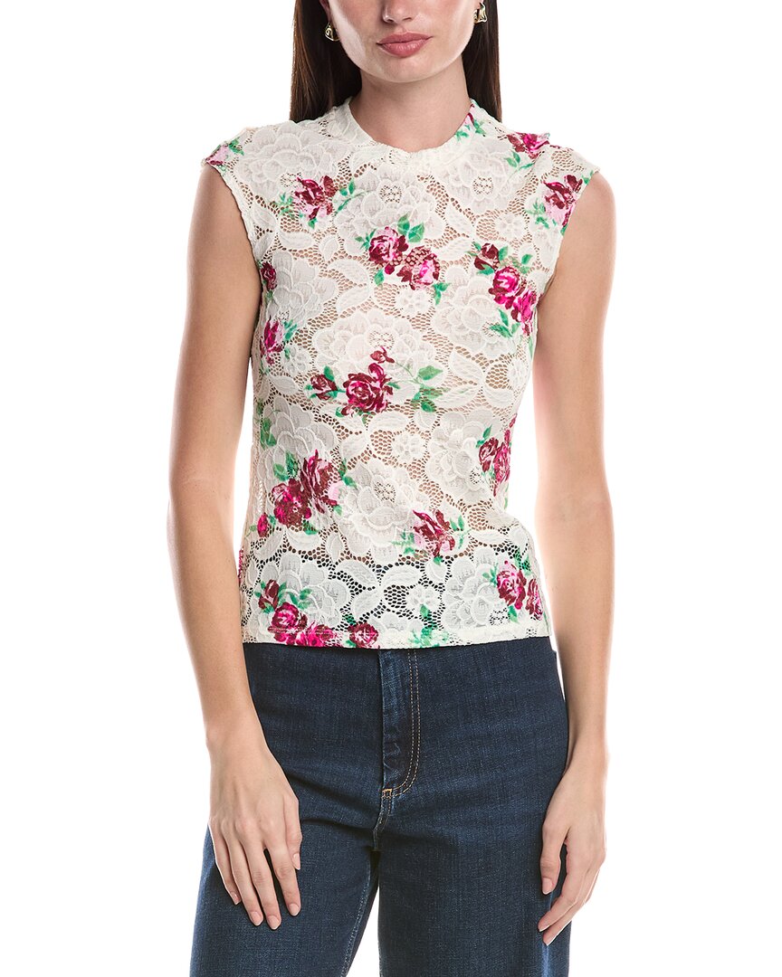 Afrm Nina Crochet Lace T-Shirt