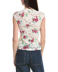 Afrm Nina Crochet Lace T-Shirt