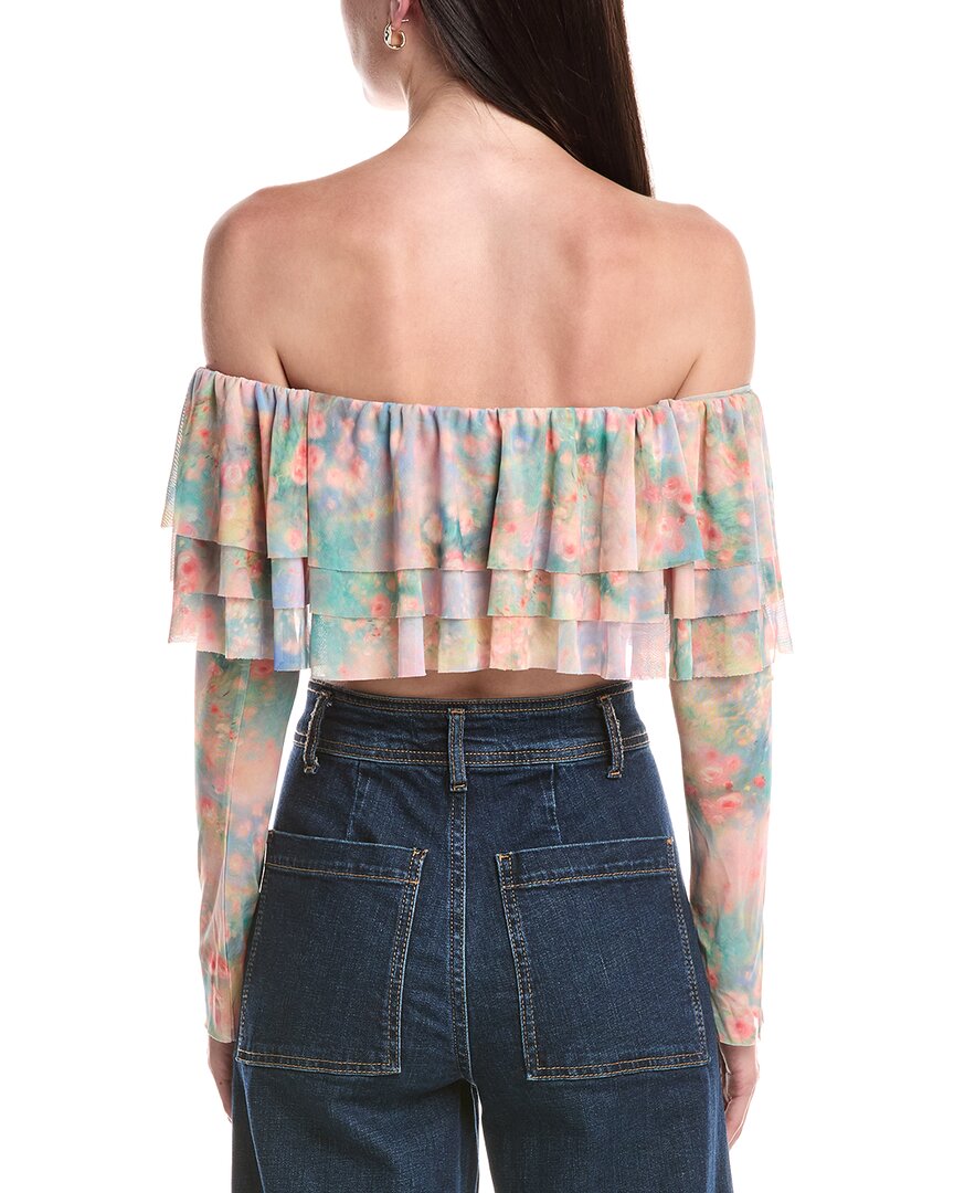 Afrm Alma Ruffle Top