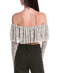Afrm Alma Ruffle Top
