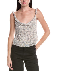 Afrm Asher Mesh Cowl Top