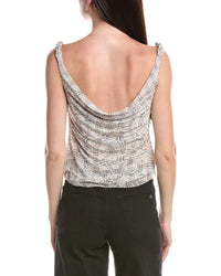 Afrm Asher Mesh Cowl Top