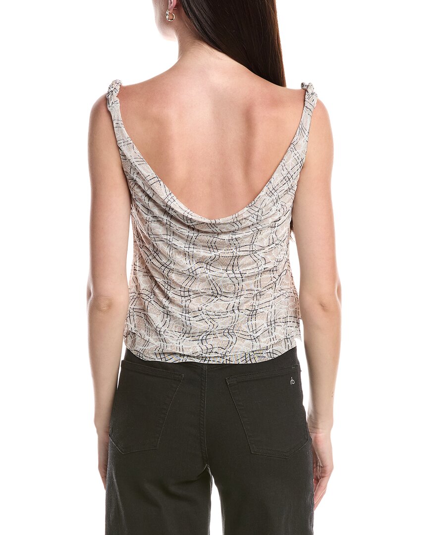 Afrm Asher Mesh Cowl Top