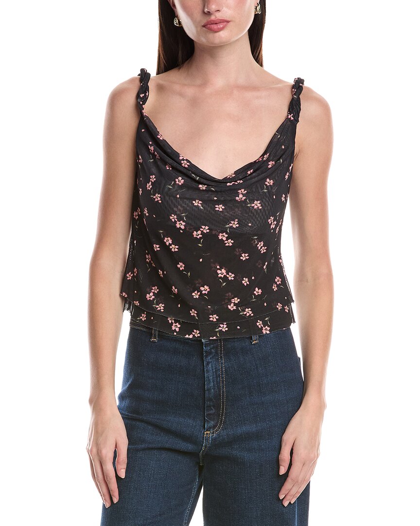 Afrm Asher Mesh Cowl Top
