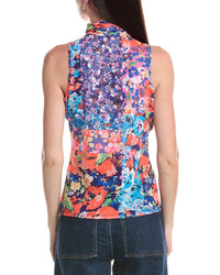 Afrm Sleeveless Mock Neck Top