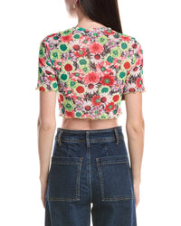 Afrm Isla Crop Mesh T-Shirt
