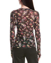 Afrm Kaylee Mesh Crewneck Top
