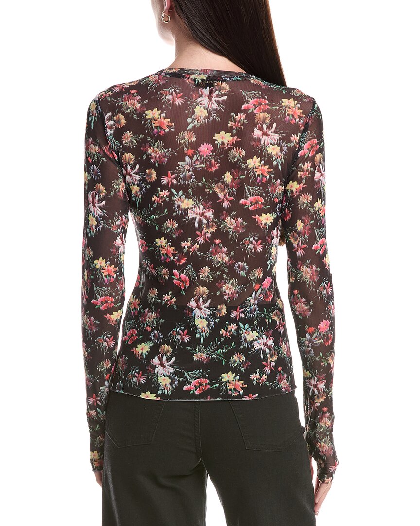 Afrm Kaylee Mesh Crewneck Top