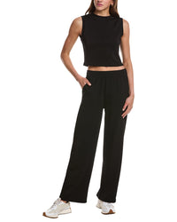 Marion 29In 2Pc Crop Tank & Wide Leg Pant Lounge Set